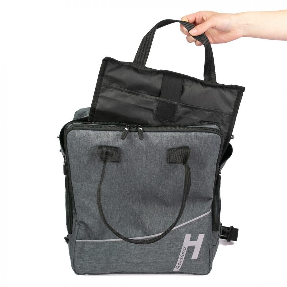 Haberland Fahrradrucksack Haberland Bike-Rucksack More Than Work anthrazit - vielseitige Gepäckt