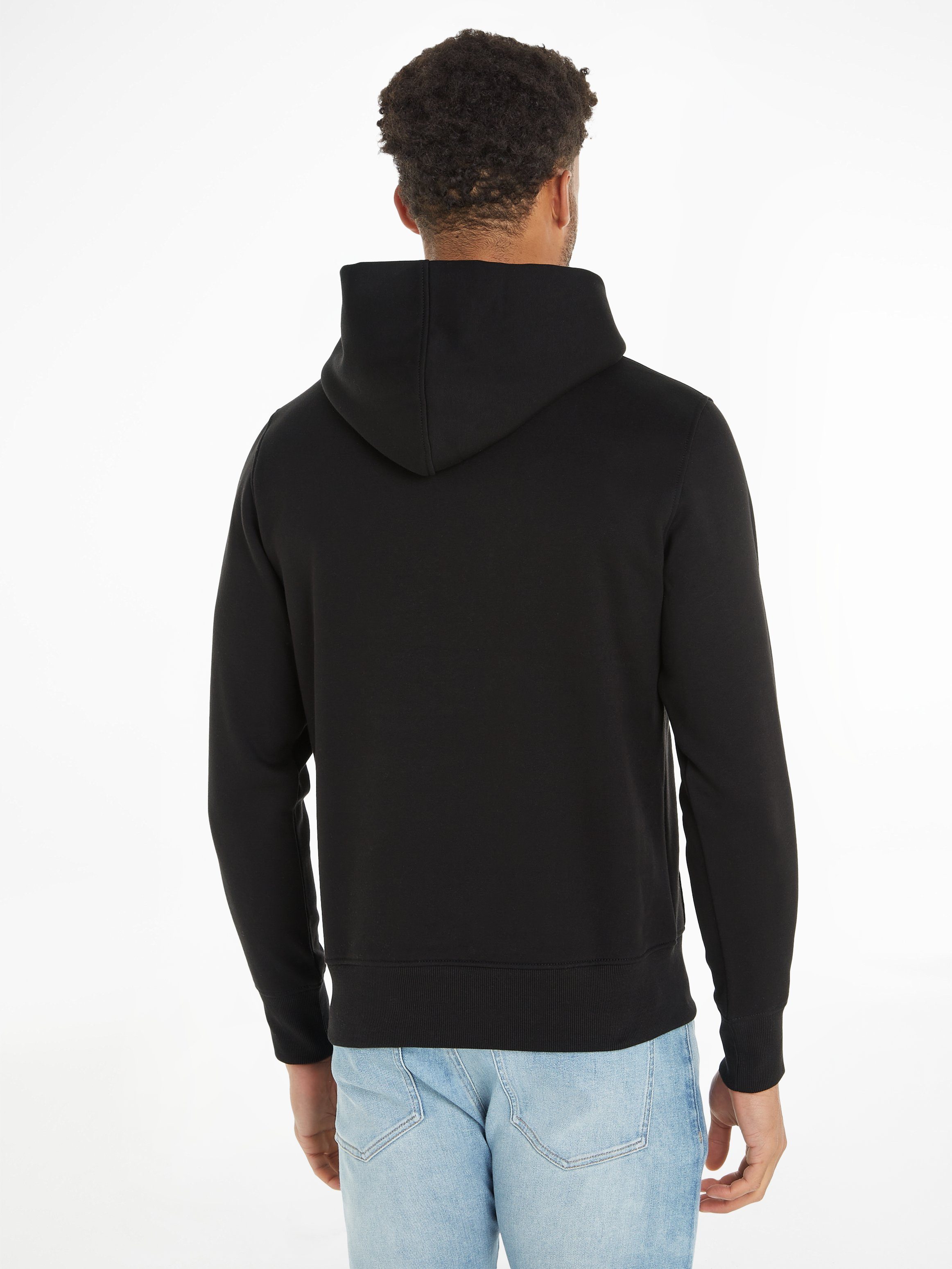 Calvin Klein Jeans Kapuzensweatshirt Black HOODY Ck STACKED ARCHIVAL