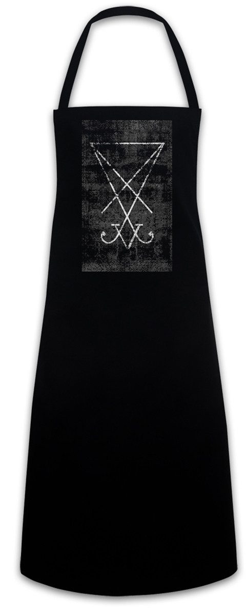 Urban Backwoods Kochschürze Tarot Sigil of Lucifer Grillschürze Karte Karten card Siegel Luzifer