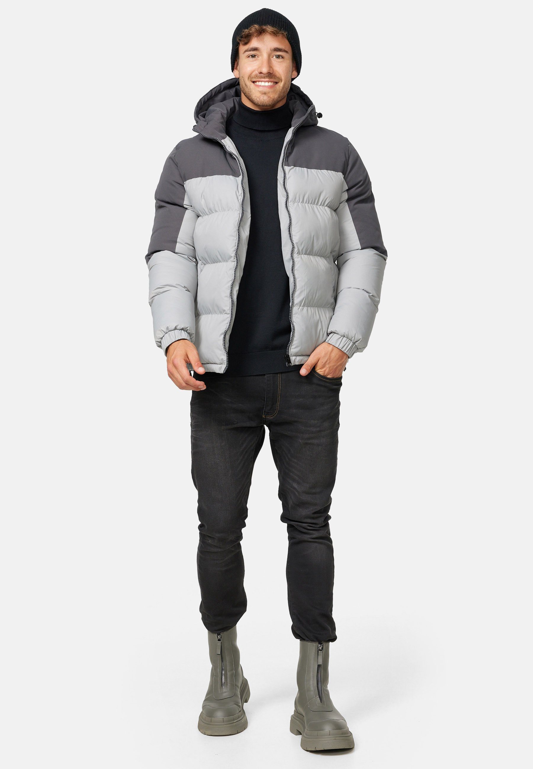 Indicode Winterjacke Herren Danix Jacke Winter Herrenjacke