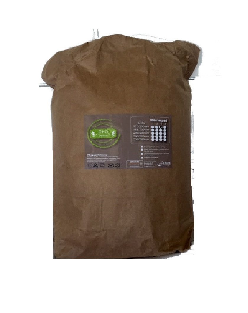 Öko Daune Daunenbettdecke Sommerdecke Steppdecke recycelte Daune