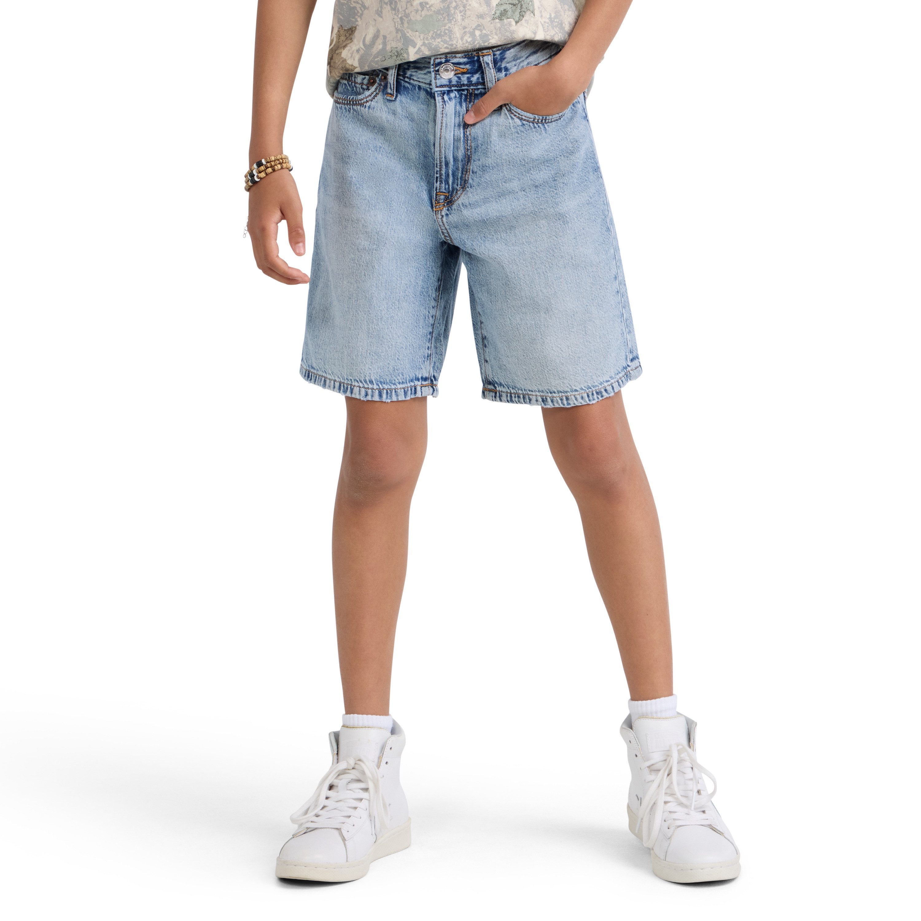 Abercrombie Kids Shorts AFB LONG DENIM SHORT im Five-Pocket Style