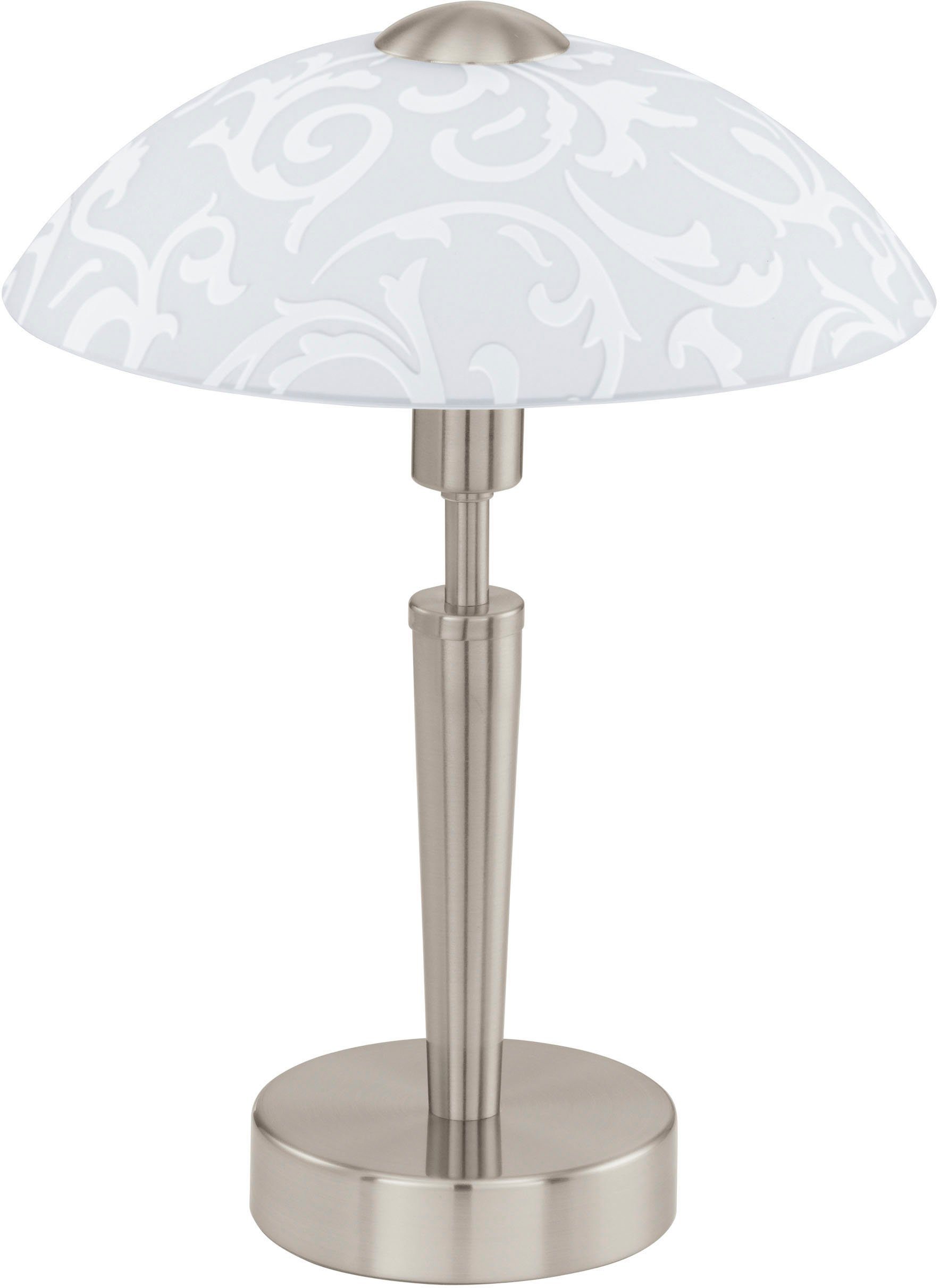 EGLO Tischleuchte SOLO Tischlampe, Stahl und Glas, E14, IP20, Schreibtischl günstig online kaufen