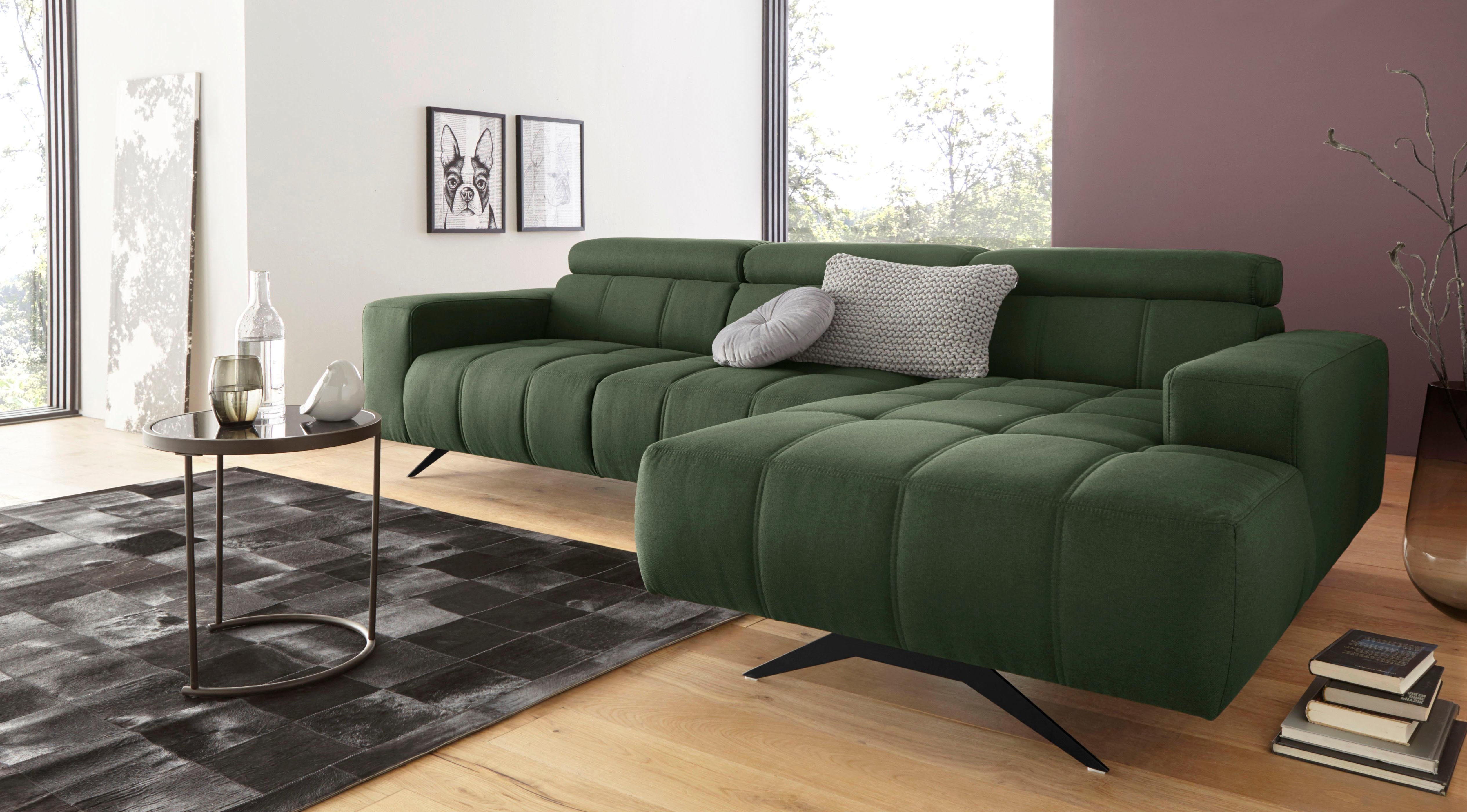 DOMO collection Ecksofa "Trento L-Form, mit Kufenfuß oder Einzelfuß" wahlwe günstig online kaufen