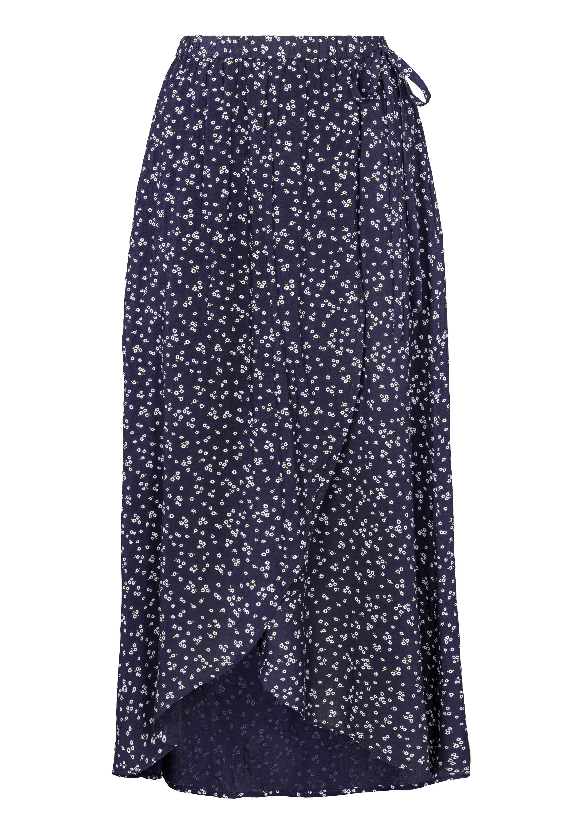 Ragwear Sommerrock SABINNA PRINT mit langem Schnitt, aus Viskose, Regular Fit