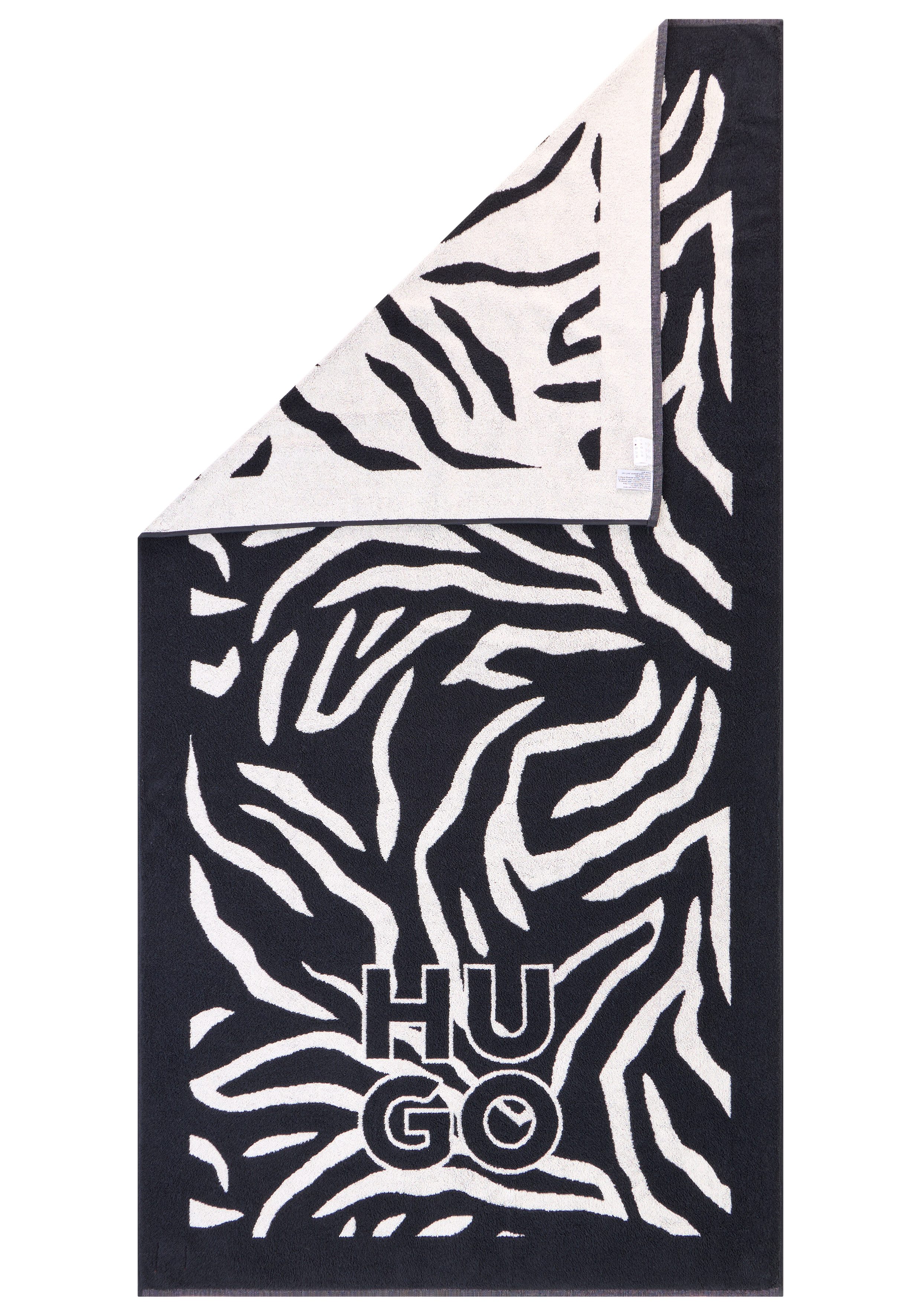 HUGO Strandtuch, Frottee (1-St)