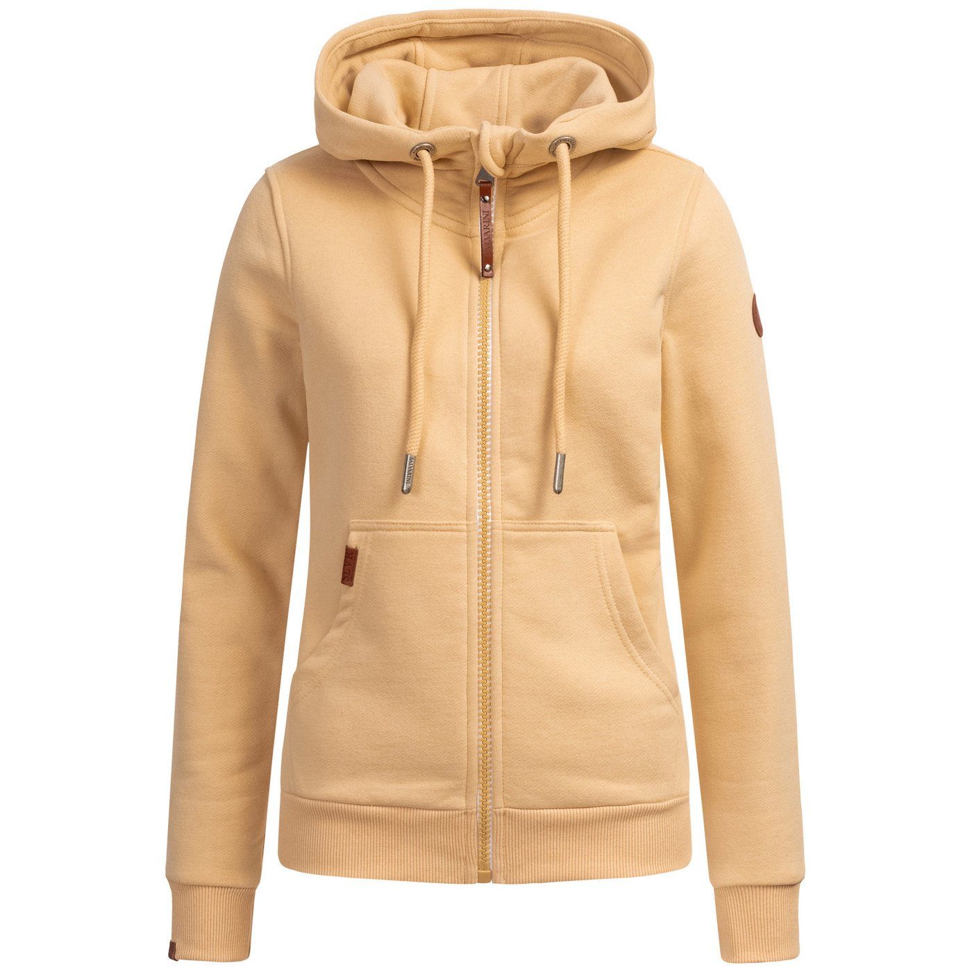 ASFredia mit beige Salvarini Alessandro Sweatjacke Kapuze