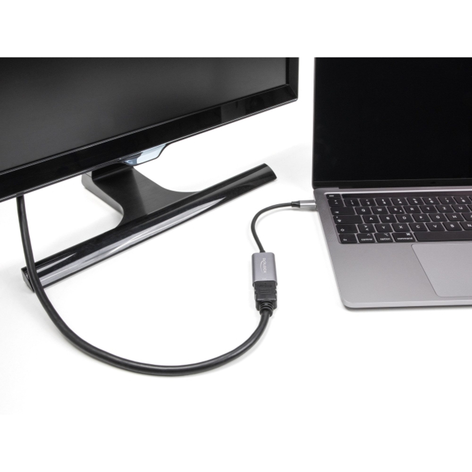 Delock DeLOCK USB Adapter, USB-C Stecker > HDMI Buchse 4K Computer-Kabel
