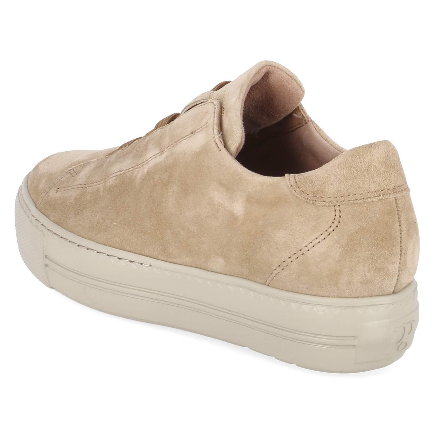 Paul Green Paul Green Plateau Sneaker 5529-061 Damen Rauleder beige Schnürschuh – Bild 3 von 5