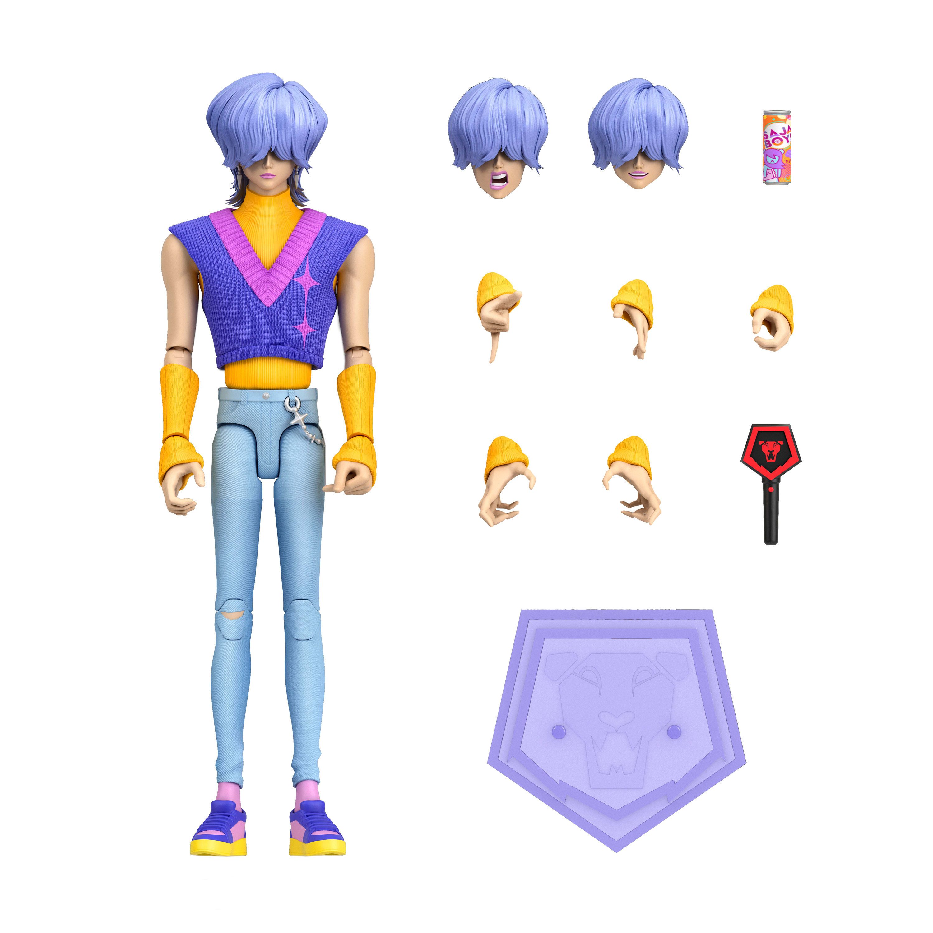 Mattel® Actionfigur KPop Demon Hunters Saja Boys Mystery Soda Pop, beweglich