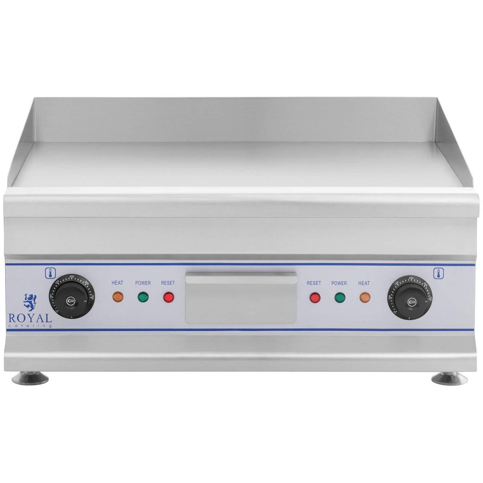 Royal Catering Elektrogrill Elektro Grillplatte 60cm Glatt Griddleplatte Griddle Bräter Grill, 6400 W