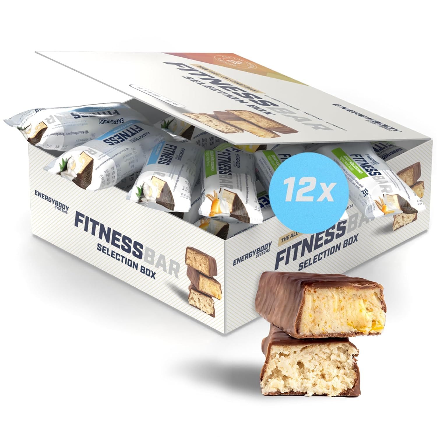 Energybody Systems Fitness Bar Selection Box Riegel, 12 er, 35 g