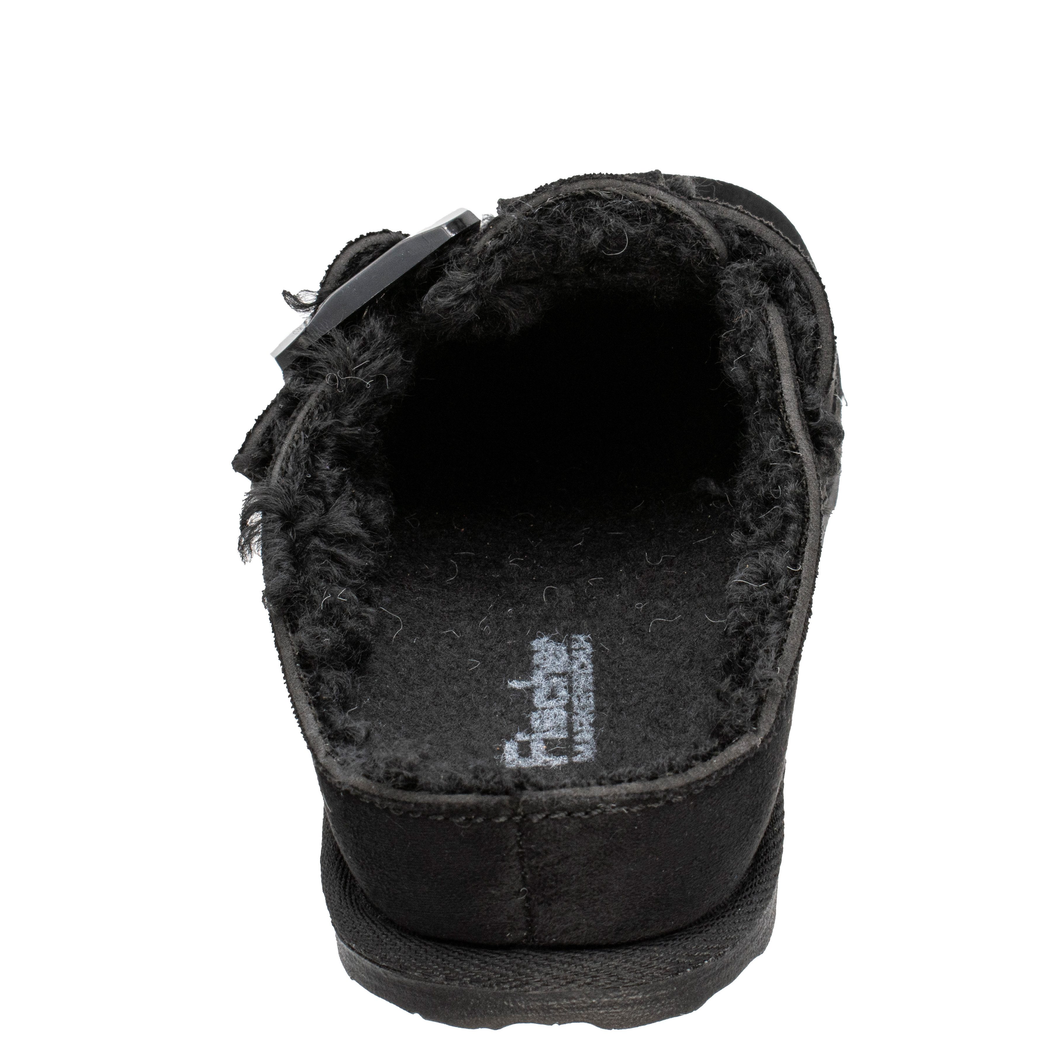 Fischer-Markenschuh Katrin Pantoffel aus Wildlederimitat, mit Plüschfutter, Ledersohle herausnehmbar – Bild 5 von 5