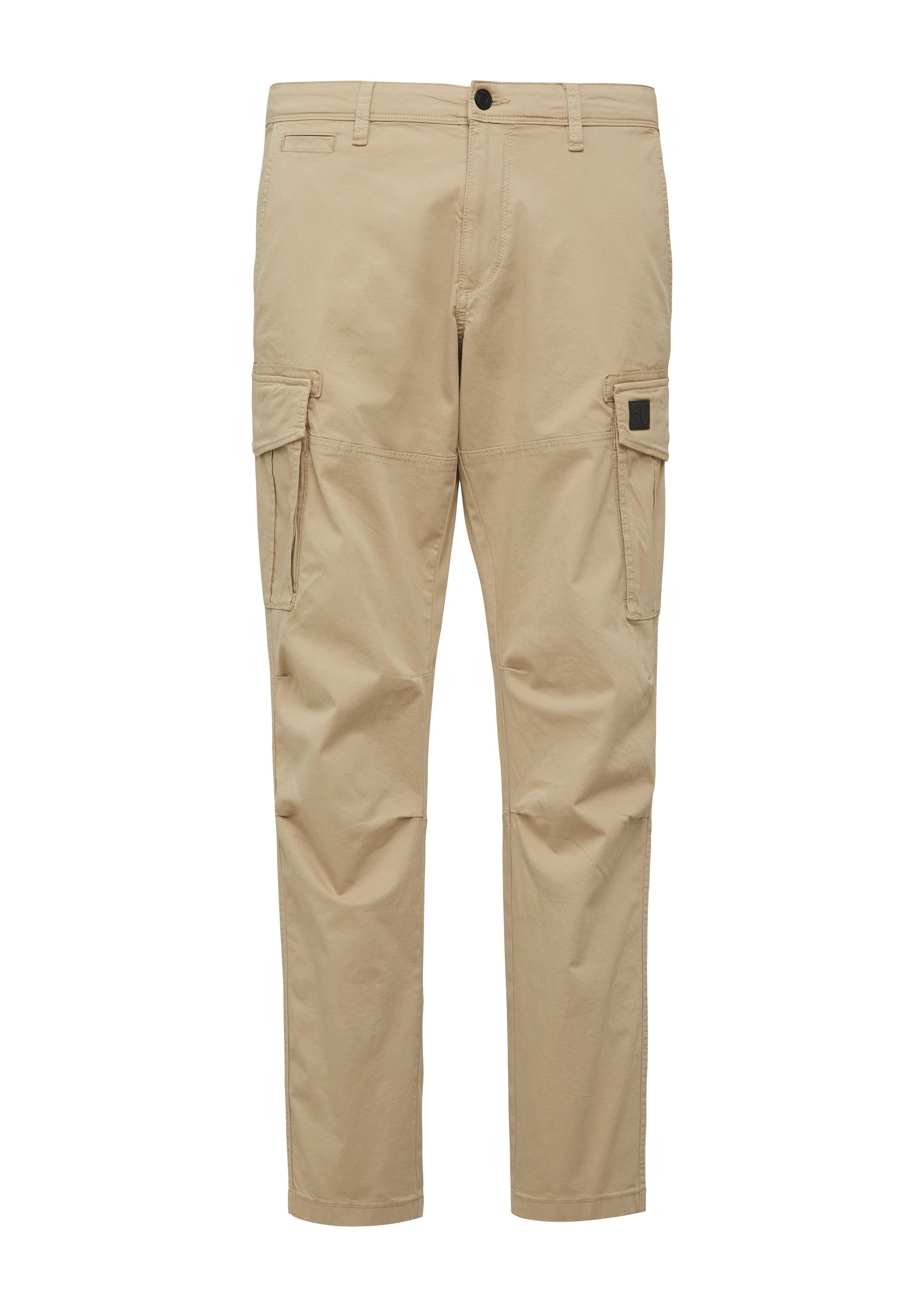 s.Oliver Cargohose mit Garment Dye und Straight Leg