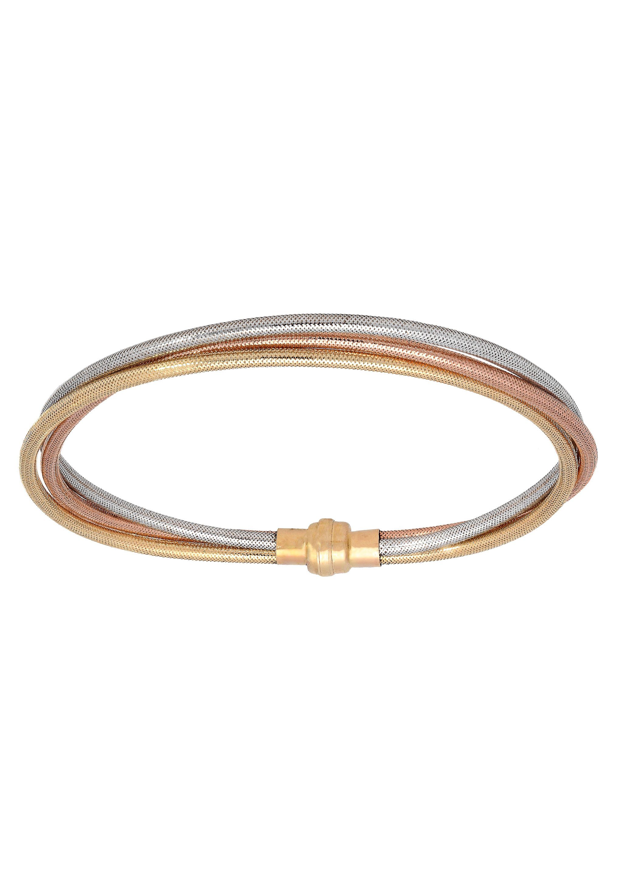 Firetti Armband Schmuck Geschenk Gold 375 Armschmuck Armkette Goldarmband, zu Kleid, Shirt, Jeans, Sneaker! Anlass Geburtstag Weihnachten