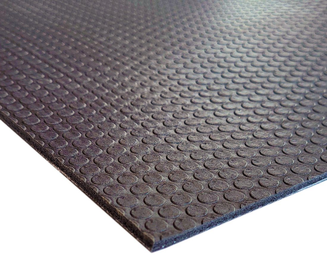 Friedola Gummimatte robuste Noppenmatte 100cm 200cm schwarz wählbar 80cm Länge breit, 300cm