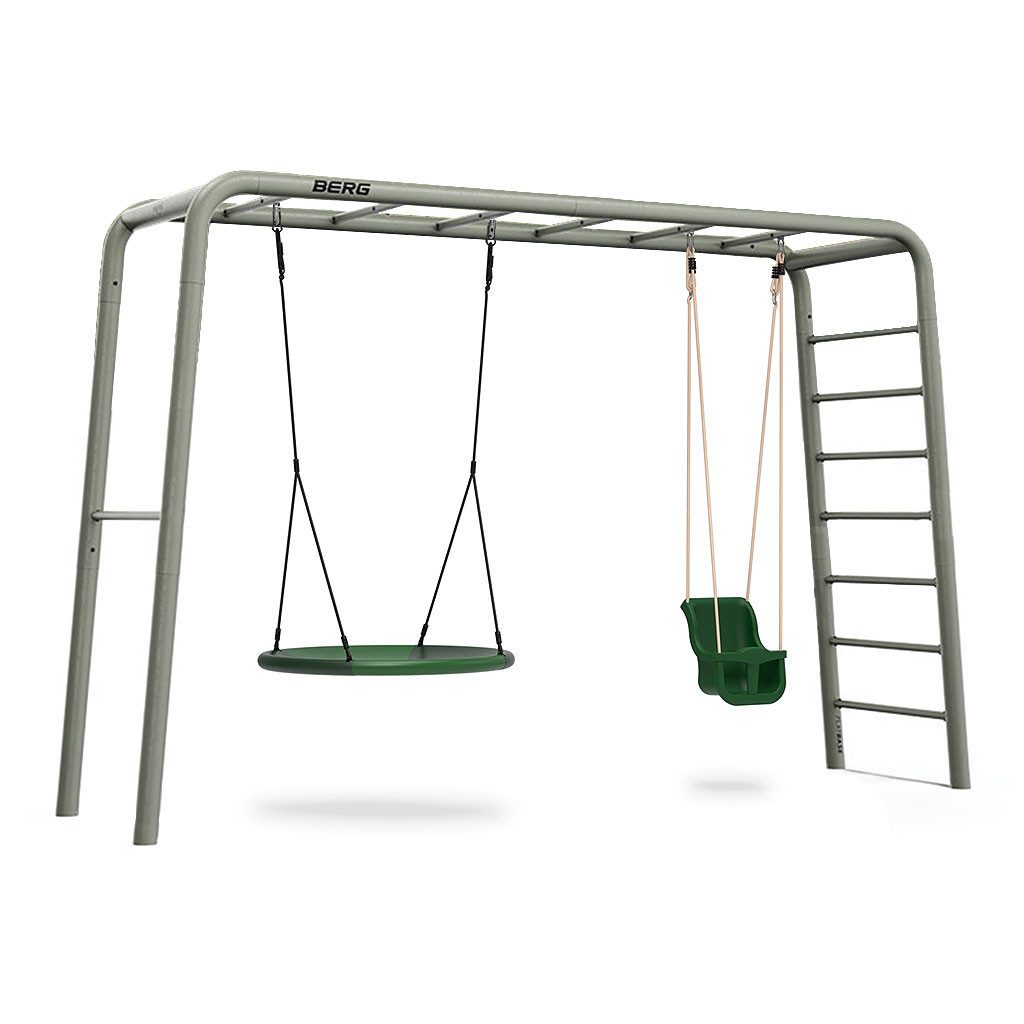 Berg Klettergerüst PlayBase L Schaukelgestell Schwarz günstig online kaufen