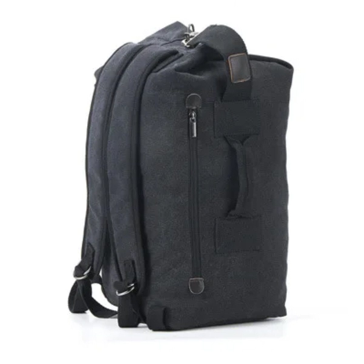 SHG Reiserucksack ☼ Rucksack Freizeitrucksack Seesack Armeerucksack Canvas (schwarz)