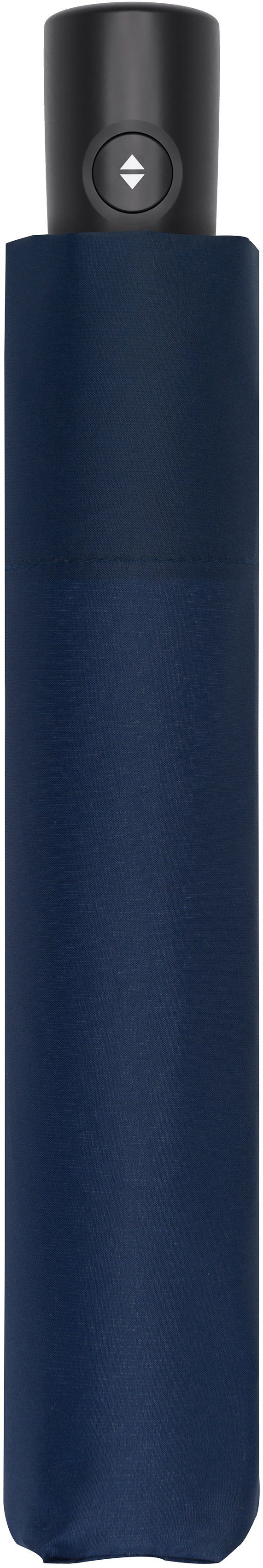 doppler® Taschenregenschirm Zero Auf- Zu-Automatik / Deep Large, Uni Mit Magic Blue