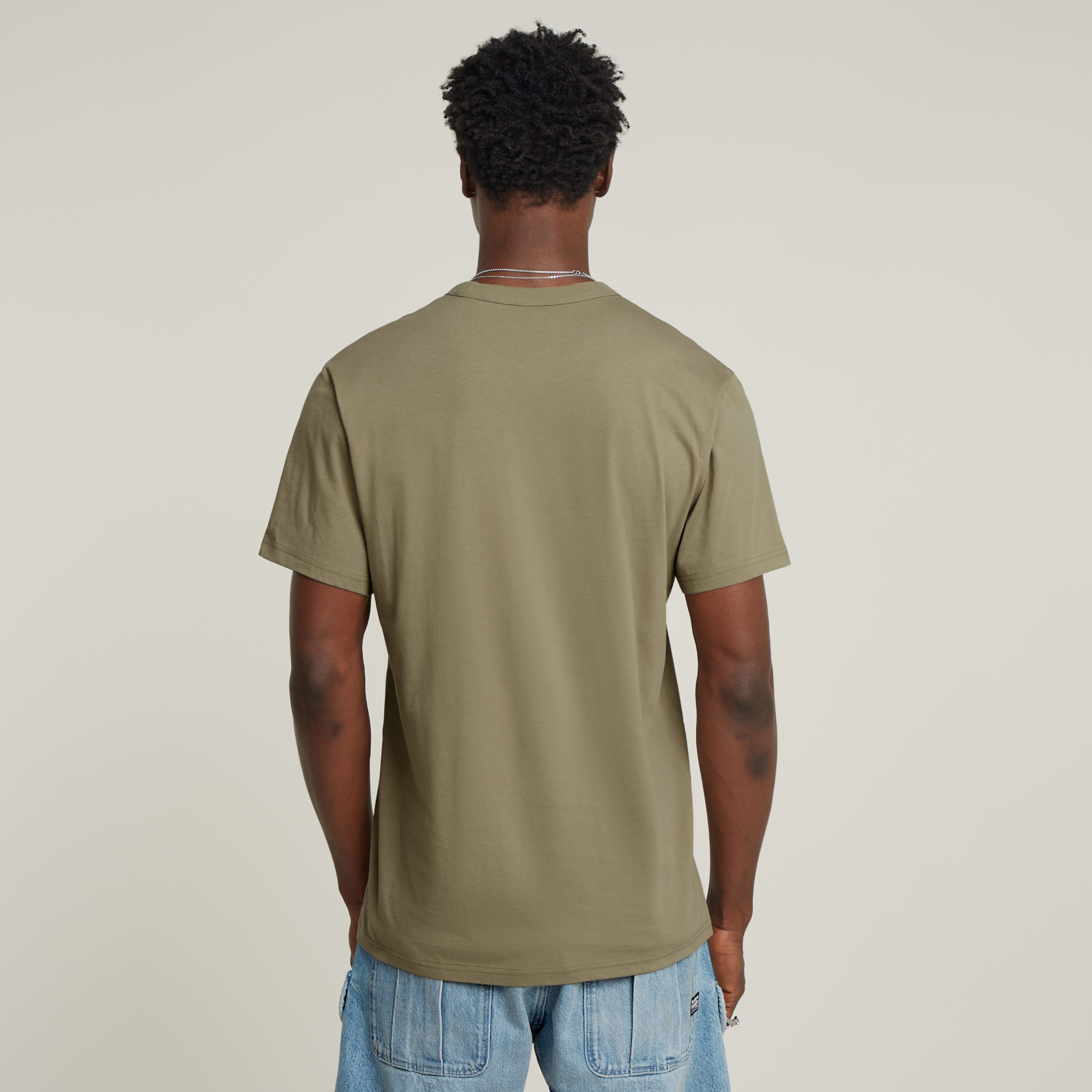 G-STAR T-Shirt Nifous Rundhals, mit Rippeinsatz günstig online kaufen