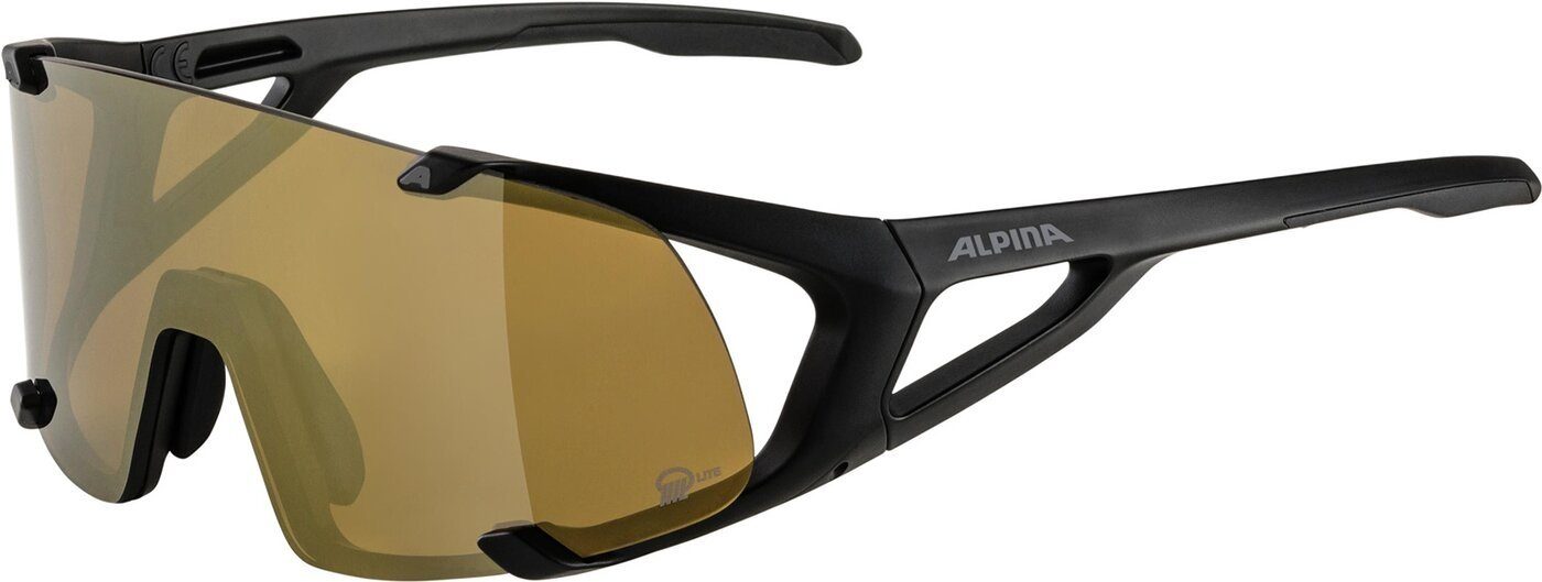 S Sonnenbrille BLACK Alpina Sports MATT Q-LITE HAWKEYE