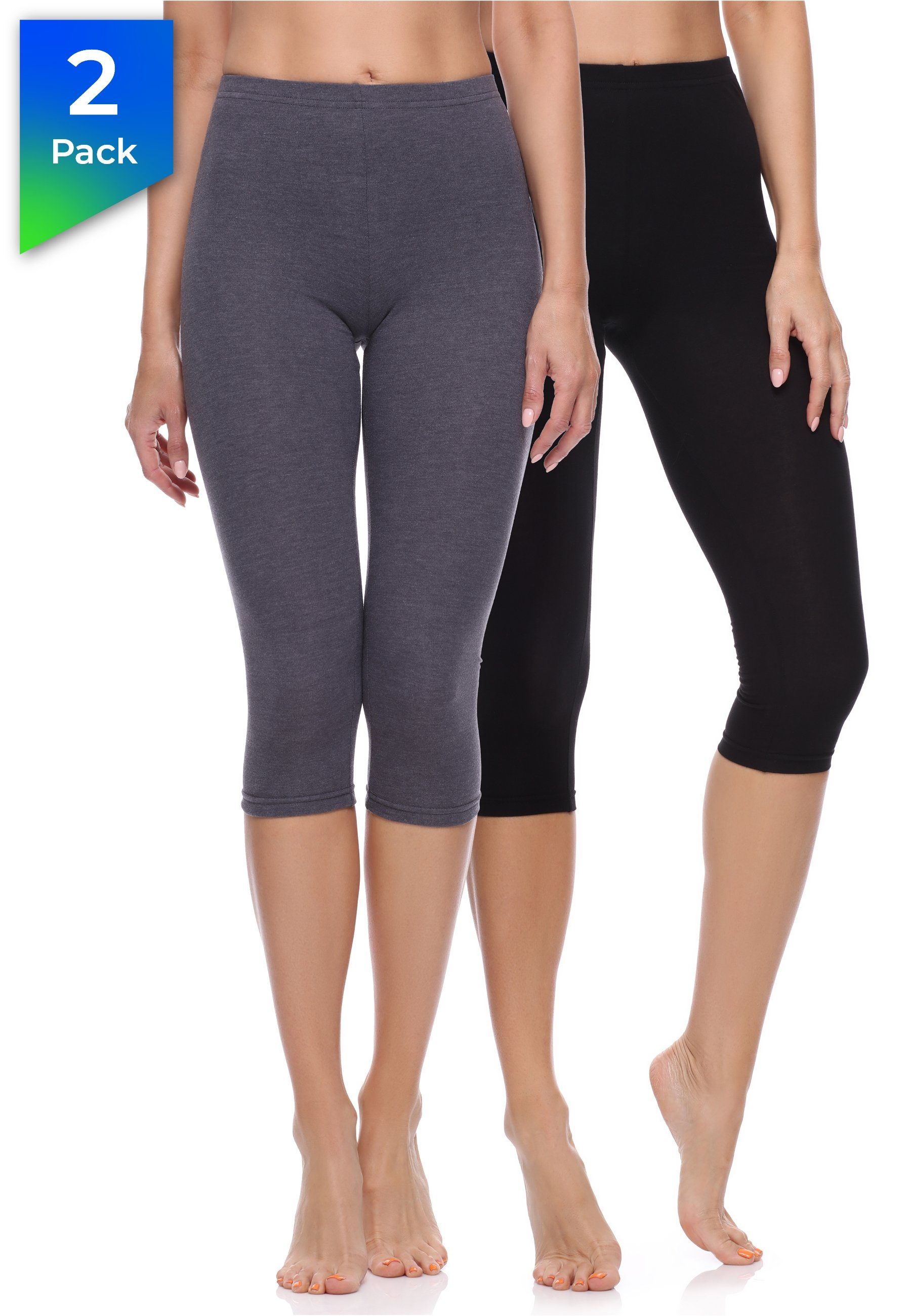 Leggings Caprihose Damen 3/4 Hosen MS10-199