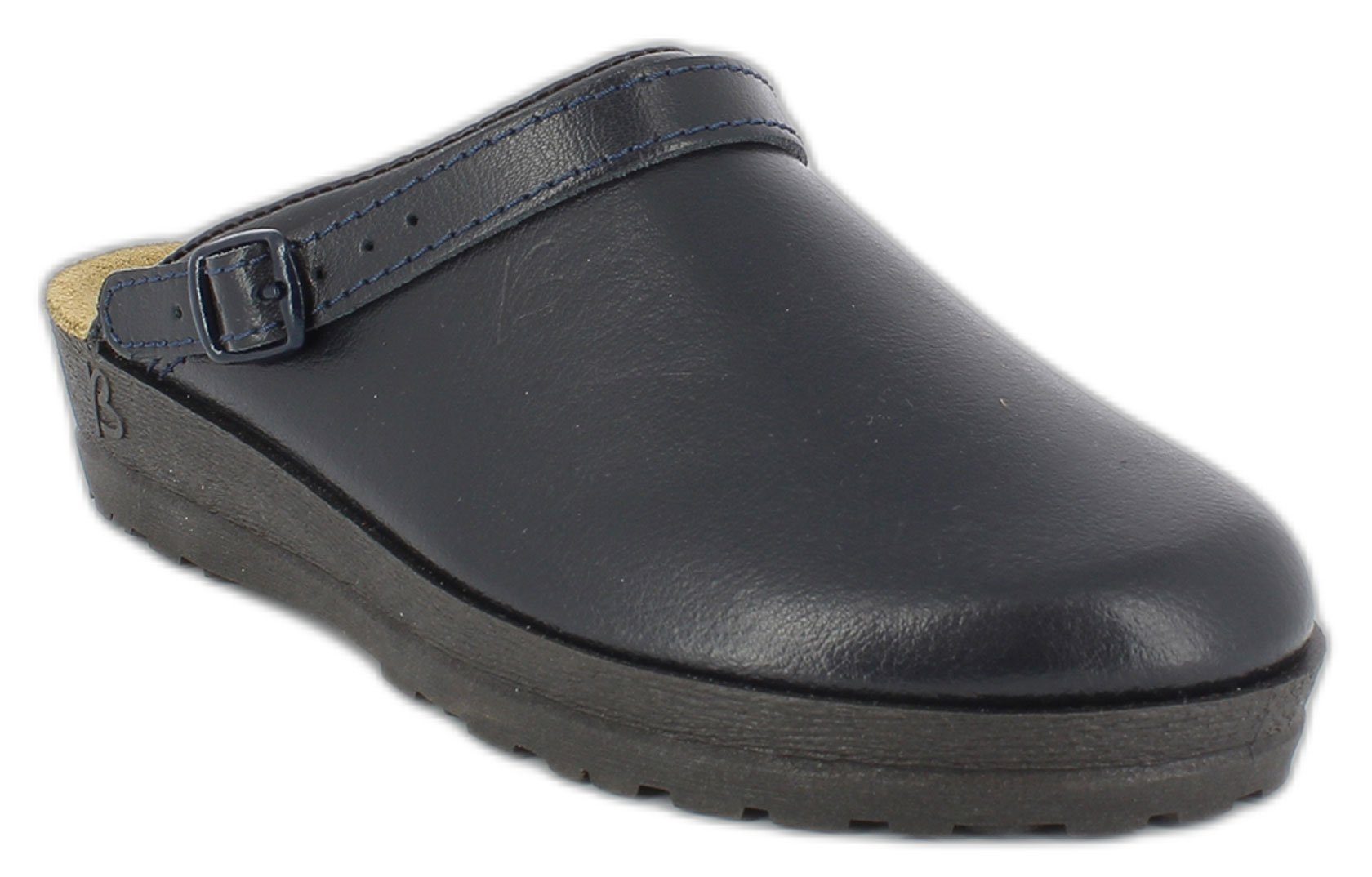 Beck Damen-Clogs Anna mit Fersenriemen Hausschuh