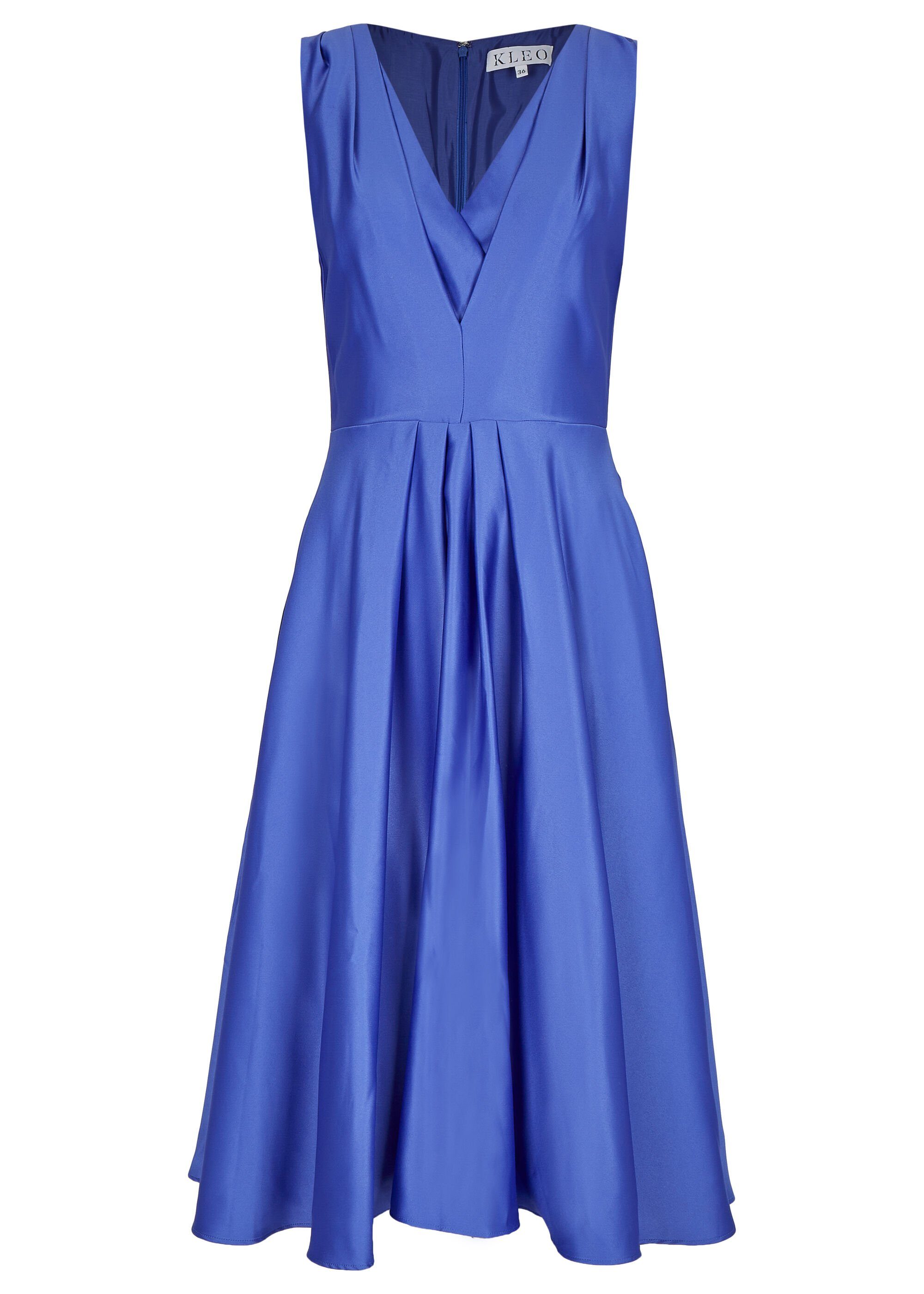 Kleo Abendkleid (1-tlg) Elegant schimmernder Satinstoff günstig online kaufen