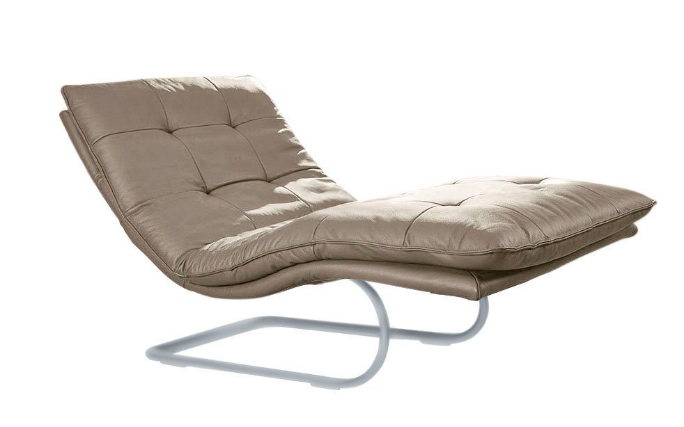 W.SCHILLIG Relaxliege daily dreams, in Waffelkissen-Optik, wahlweise mit Motor, silber matt, in 2 Breiten