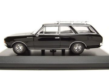 Maxichamps Modellauto Opel Rekord C Caravan Kombi 1969 schwarz Modellauto 1:43 Maxichamps, Maßstab 1:43