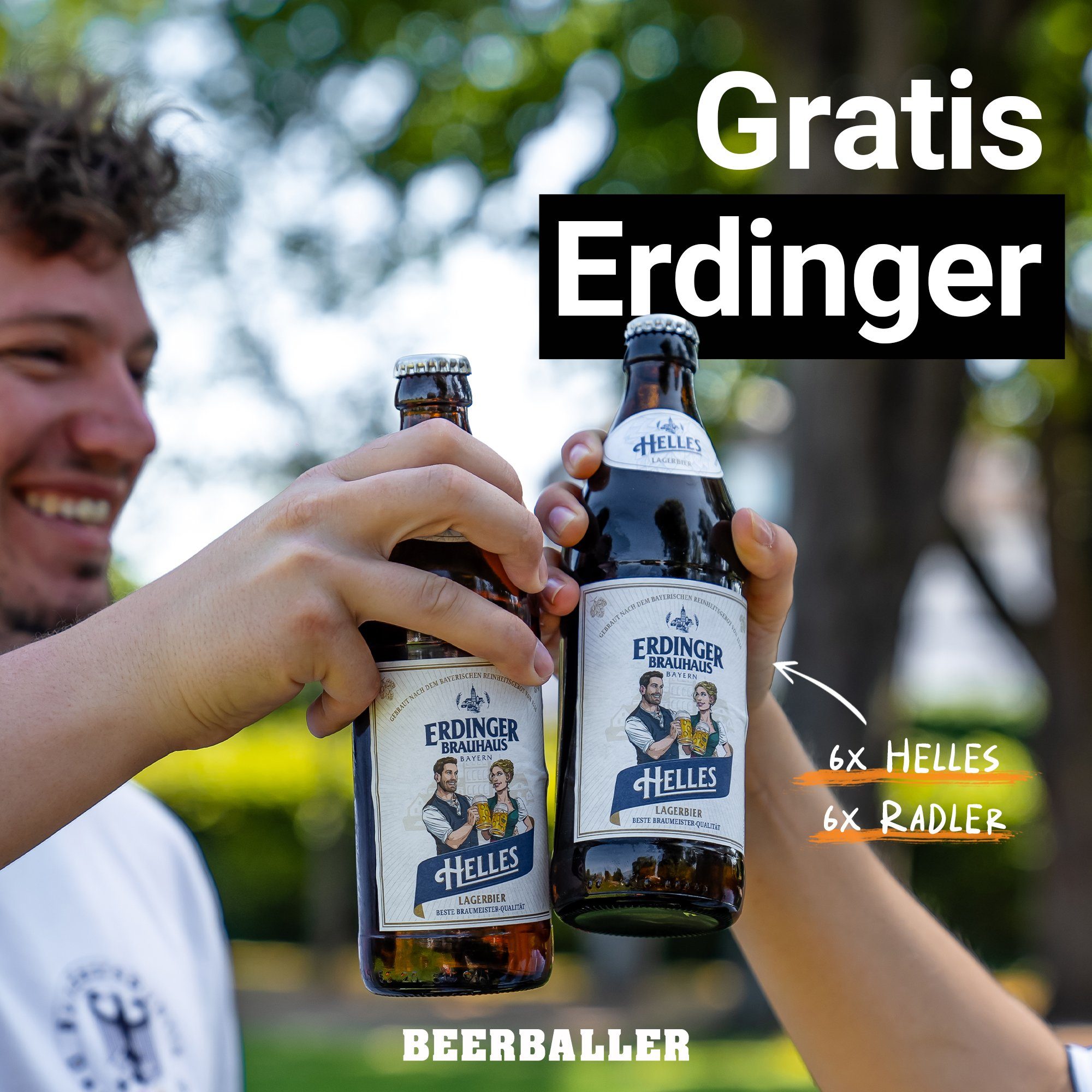 BeerBaller Klapptisch BEERBALLER® Deutschland Beer Tisch Pong