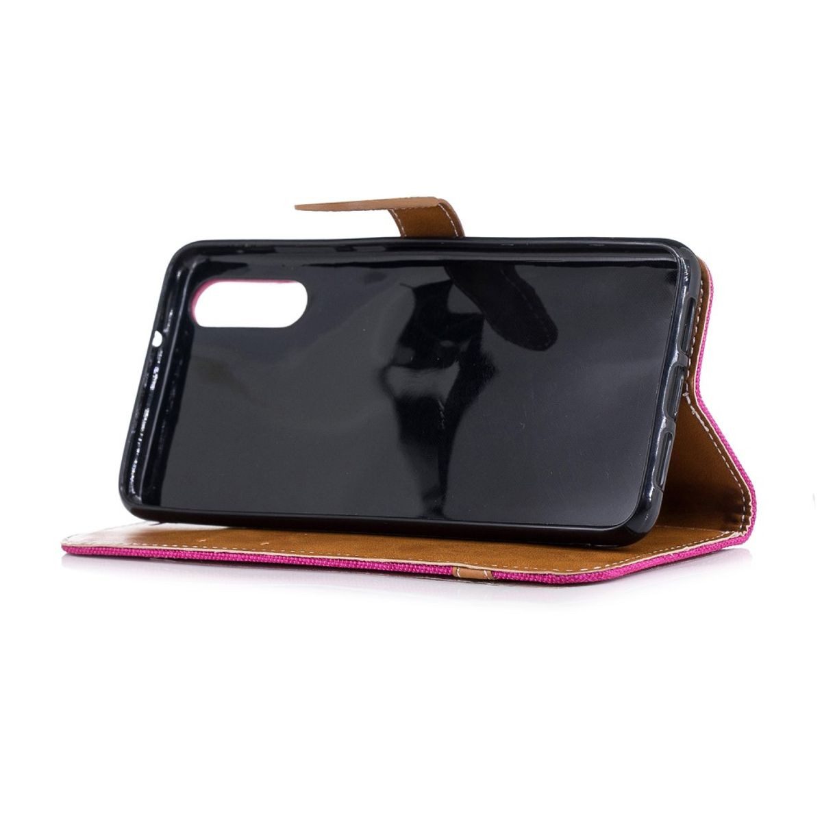 König Design Handyhülle Huawei P20, Huawei P20 Handyhülle Bookcover Rosa