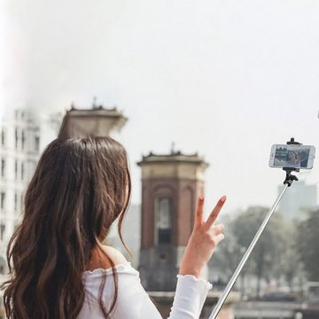 Retoo Smartphone Selfie Stick Stativ Teleskop Stange Fernbedienung Handy Smartphone-Halterung, (Set, Stöckchenzu den Fotos, HÖCHSTE QUALITÄT Stick Stativ Teleskop)