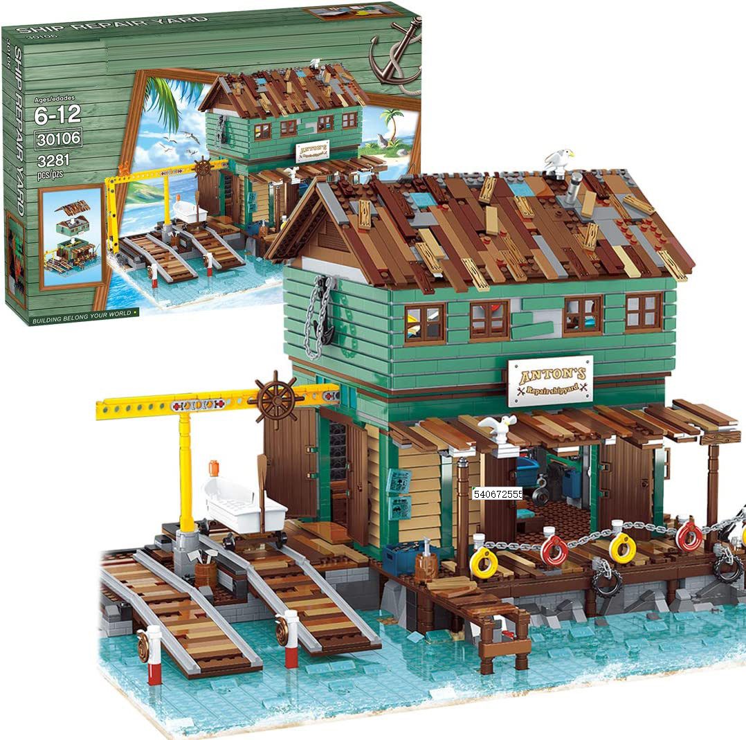 Urge 30106 Architekturwerft Moc Klemmbausteine 3281 Teile Konstruktionsspielsteine, (Set, 3281 St)