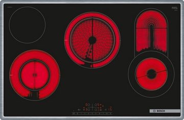 BOSCH Backofen-Set, mit Teleskop-Auszug, nachrüstbar, Einbau, 60 x 60 cm, Edelstahl, Elektro, 80 cm, Mit Rahmen aufliegend