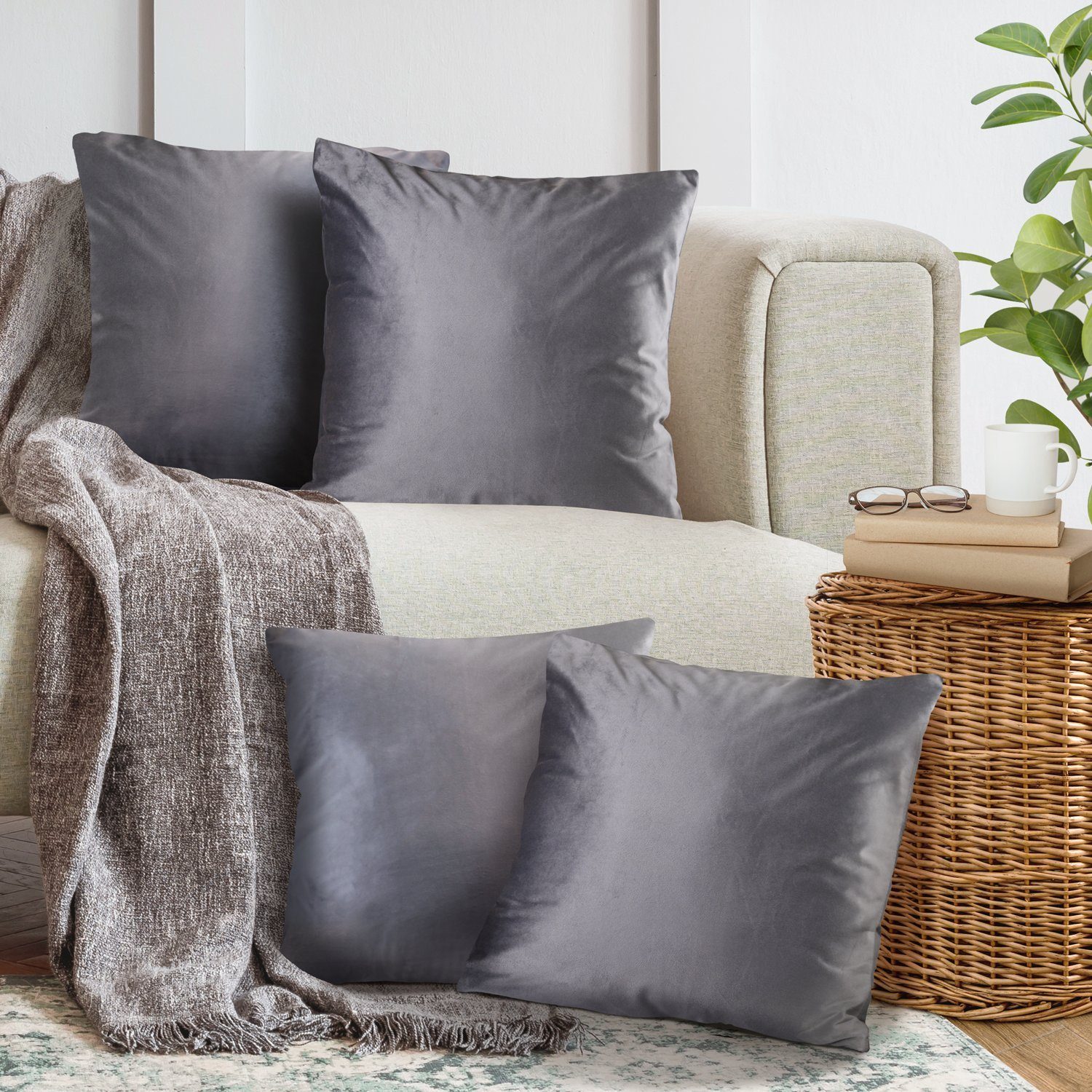 Cozyor Kissenbezug Samt Kissenhülle in diversen günstig online kaufen