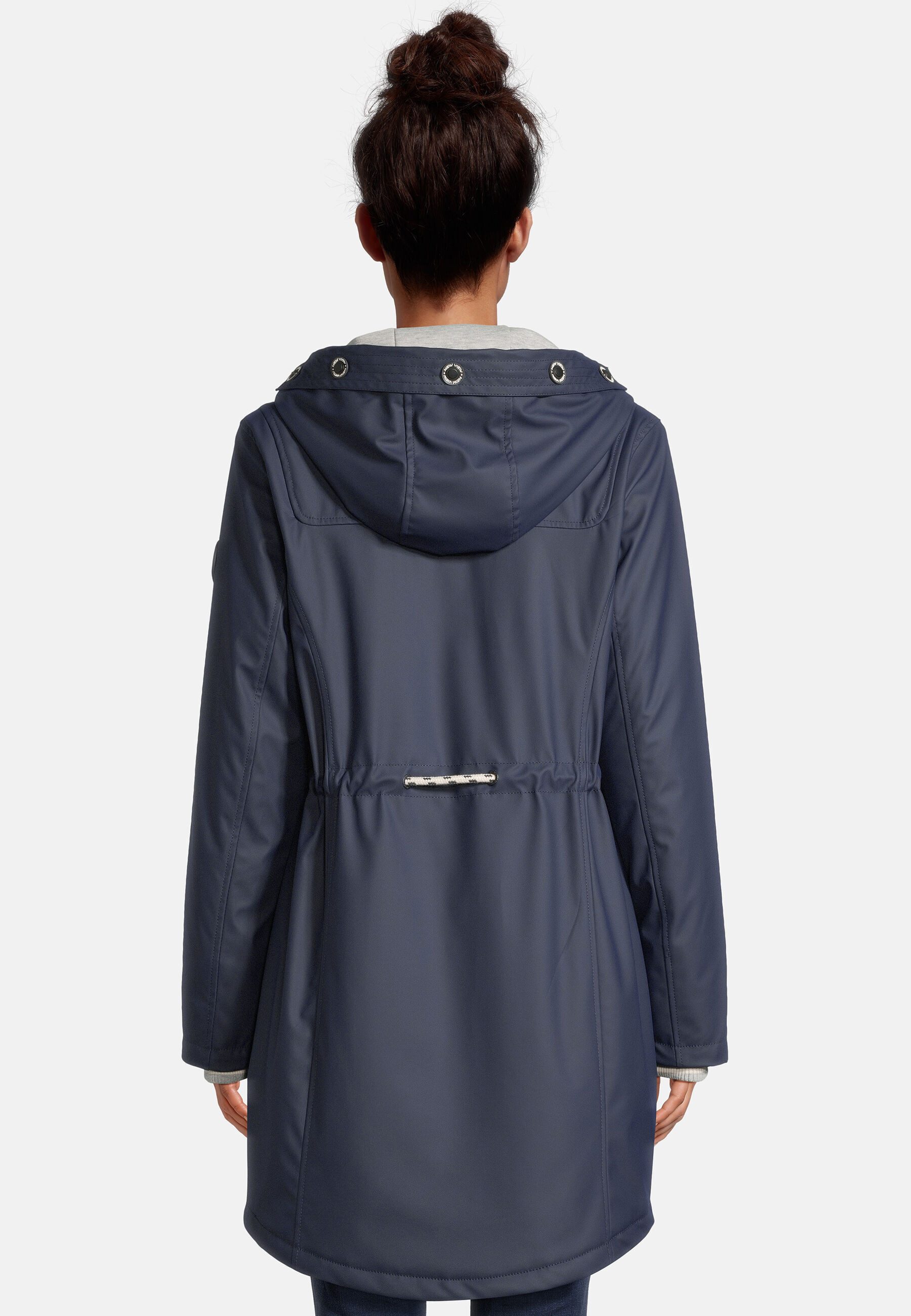 New View Regenjacke Lillie mit weitenregulierbarer Kapuze