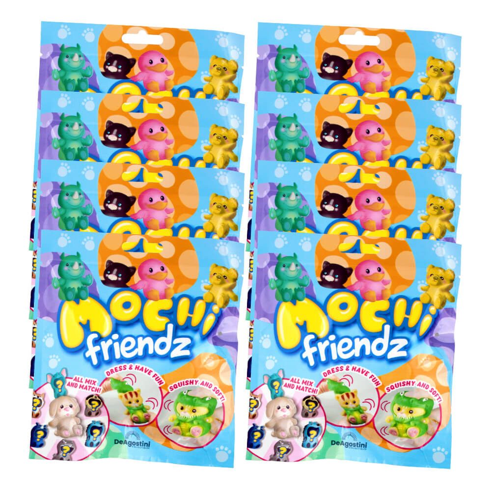 DeAgostini Spielfigur DeAgostini Mochi Friendz Sammelfiguren mit Wendekostüm -, 8 Tüten