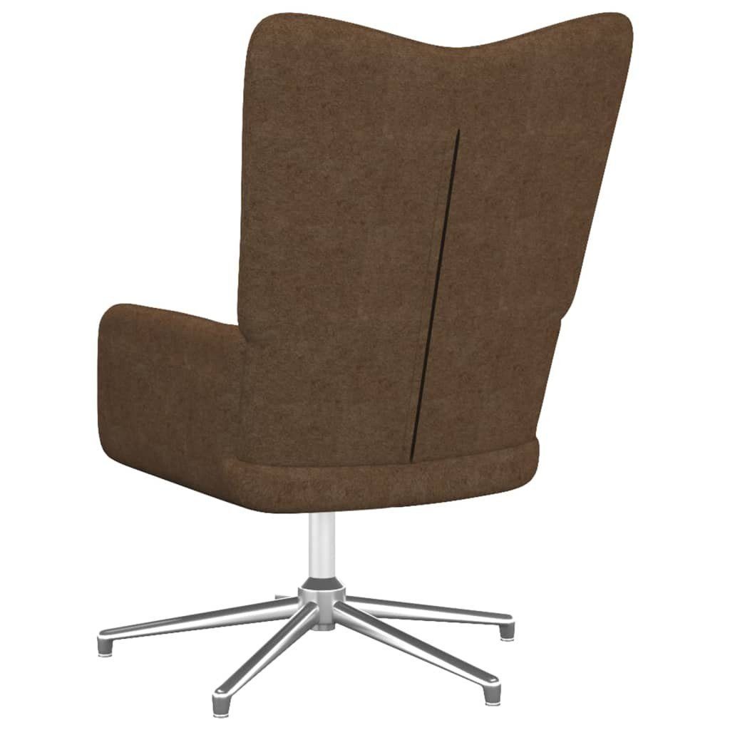 Drehsessel Relaxsessel Wohnzimmersessel Lesesessel Braun Stoff DITION tinkaro