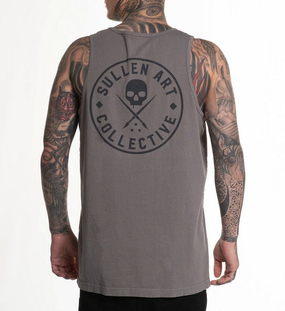 Sullen Clothing Tanktop Ever Tank City Skyline Tattoo Schädel Totenkopf Sku günstig online kaufen