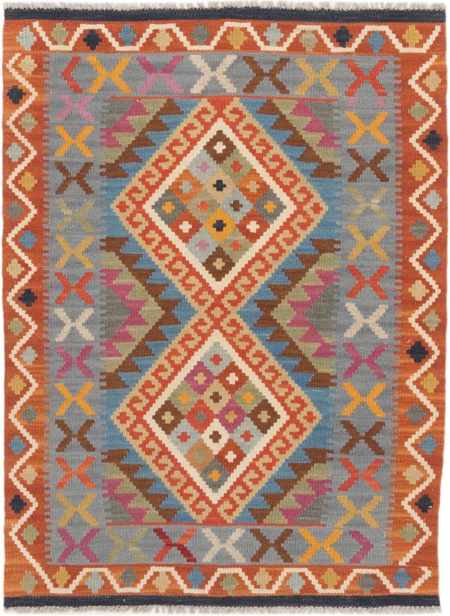 Orientteppich Kelim Afghan 86x115 Handgewebter Orientteppich, Nain Trading, rechteckig, Höhe: 3 mm