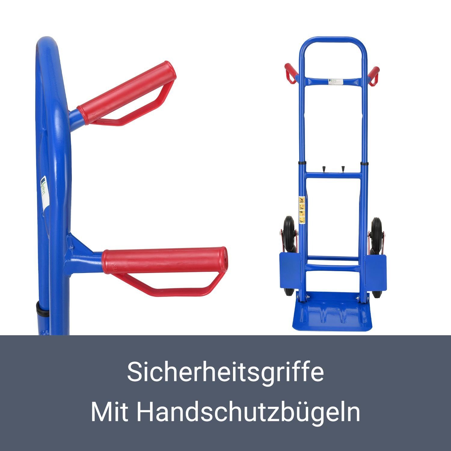 Produktbild von GARDEBRUK® Treppenkarre Klappbar Bis 200kg Hartgummireifen