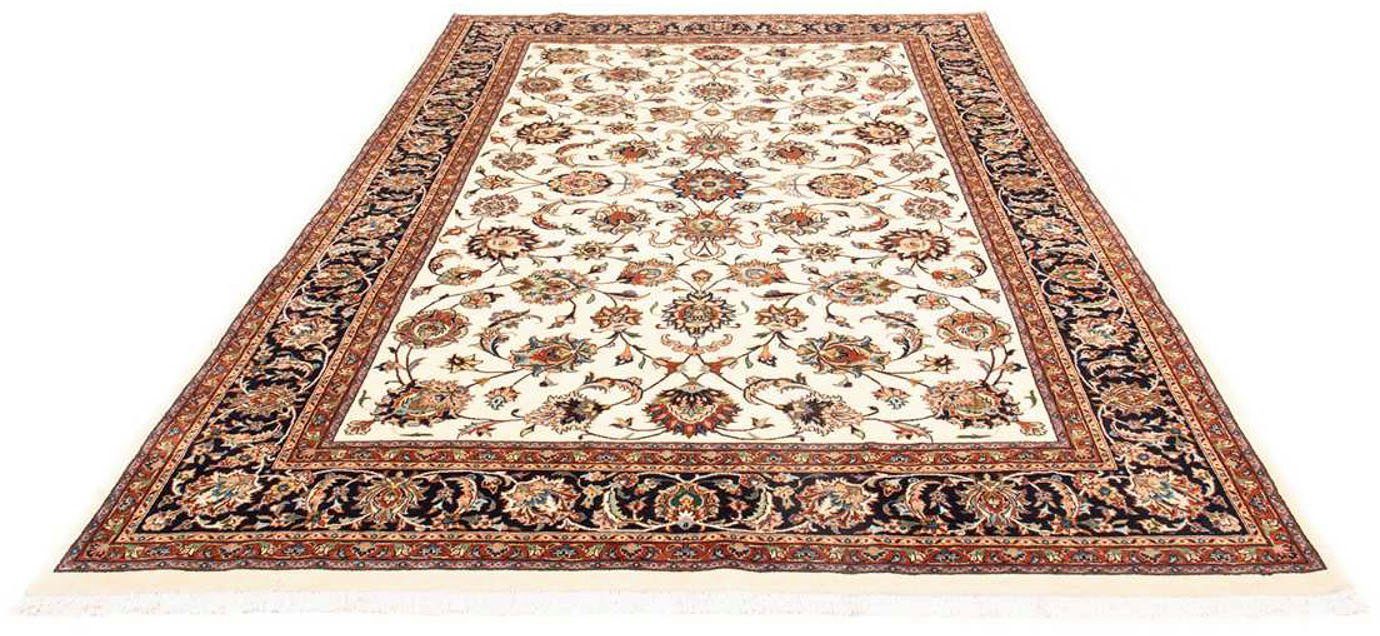 Wollteppich Kaschmar Blumenmuster Beige 275 x 220 cm, morgenland, rechteckig, Höhe: 10 mm, Unikat mit Zertifikat