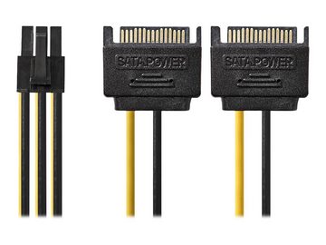Nedis NEDIS Interne Stromkabel 2x SATA 15-poliger Stecker PCI Express B... Computer-Kabel