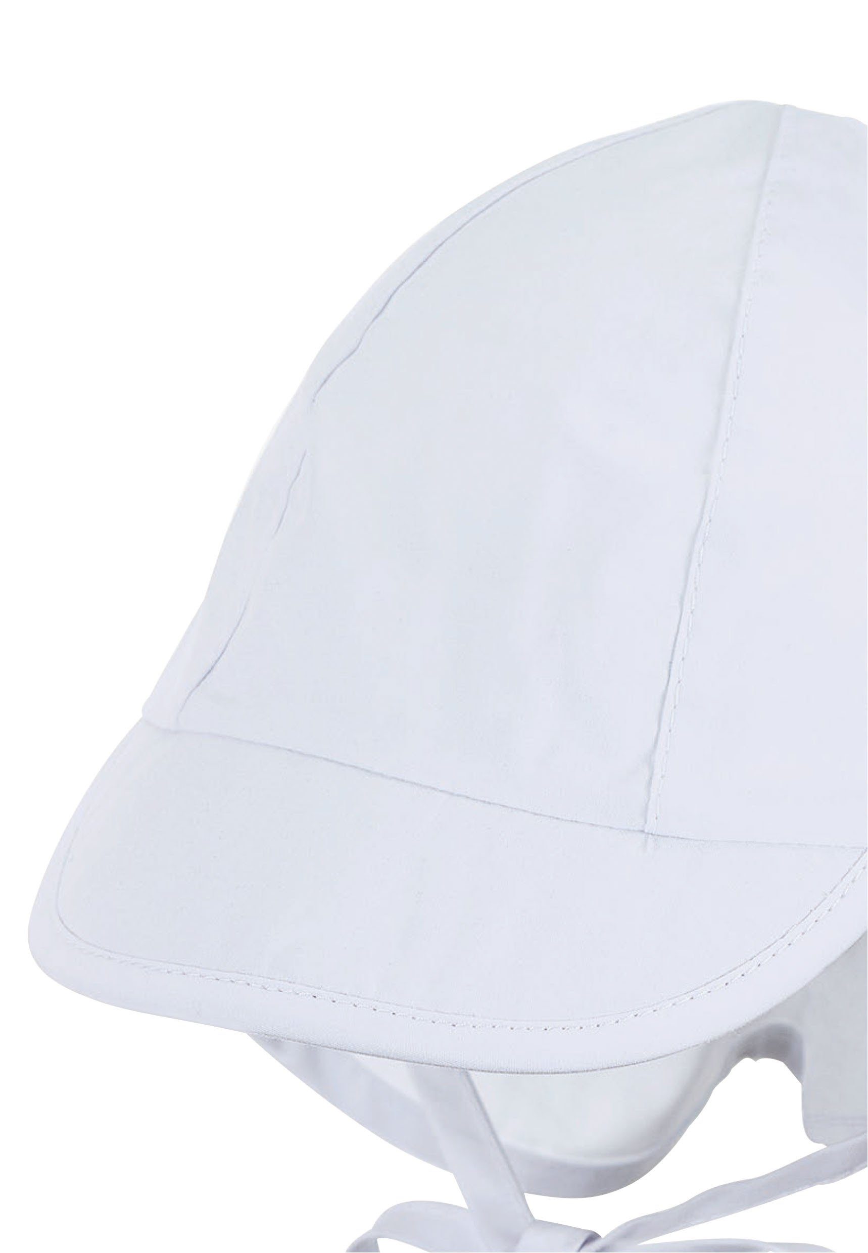 Sterntaler® Schirmmütze UV-Schutz 50+ Schirmmütze mit Nackenschutz uni (1-St) Mütze mit Nackenschutz aus UV-Popeline unifarben – Bild 5 von 5