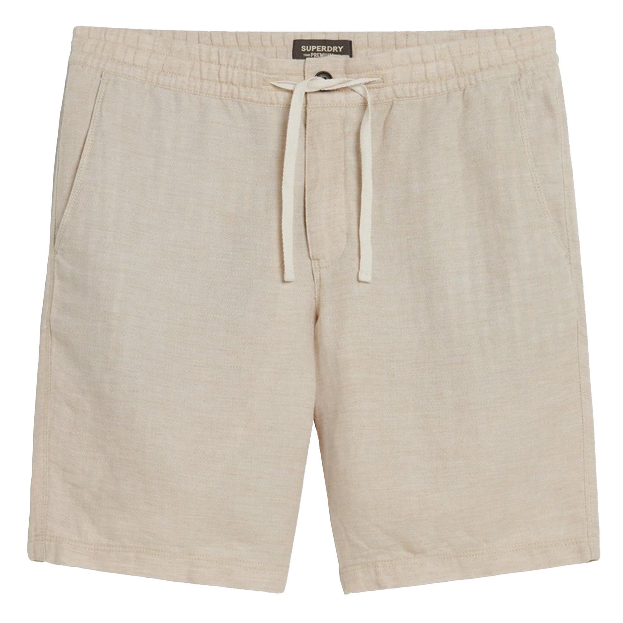 Bermudas Herren Bermuda-Shorts Leinen
