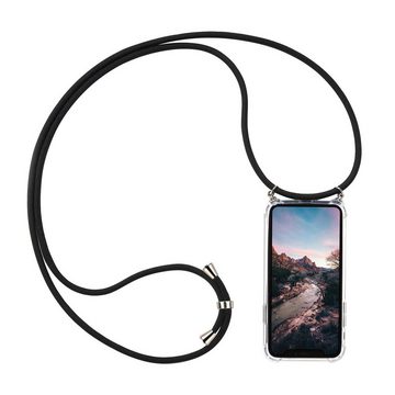 CoolGadget Handykette Handyhülle mit Handyband für Samsung Galaxy A7 2018 6 Zoll, Case zum Umhängen Kette Halsband Kordel mit Hülle für Samsung A7 2018
