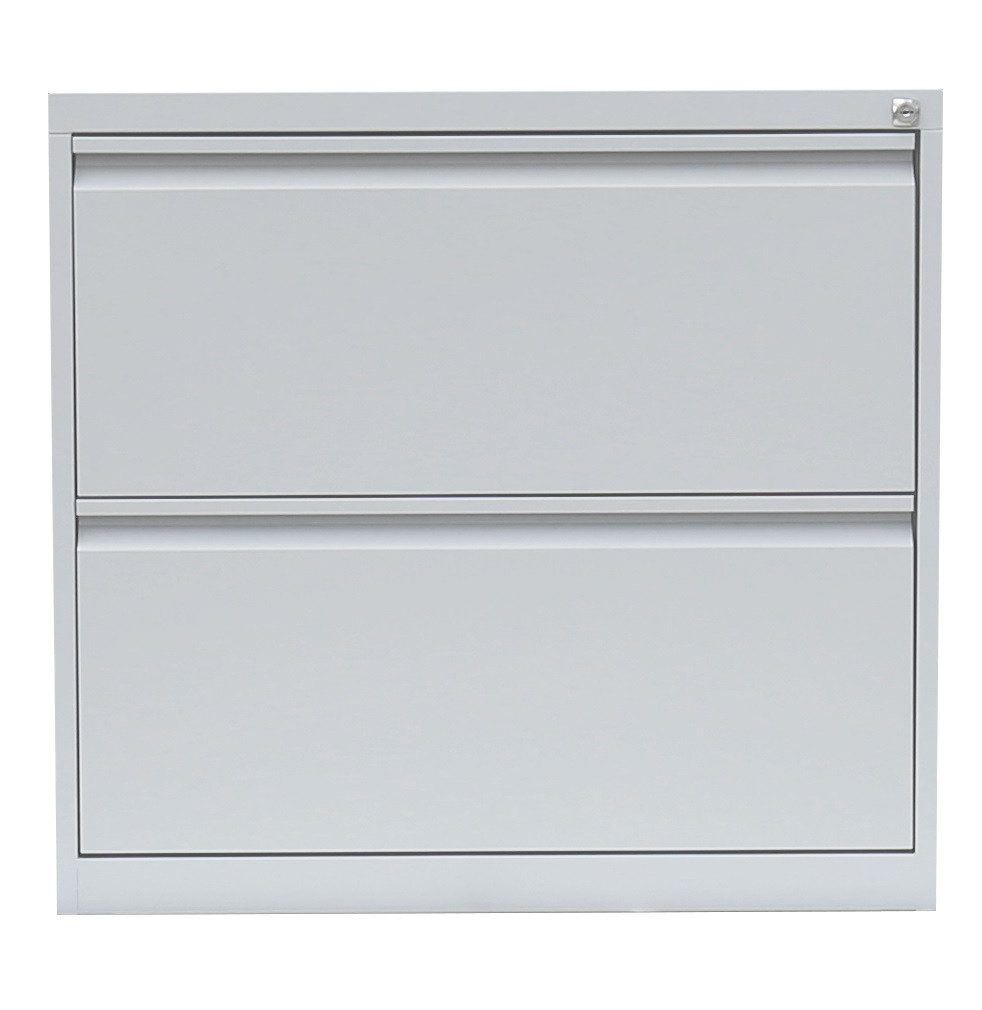 Steelboxx Hängeregisterschrank Hängeregistratur Schrank 70x76x62cm mit 2 Schüben doppelbahnig (1-St) Hängeregisterschrank