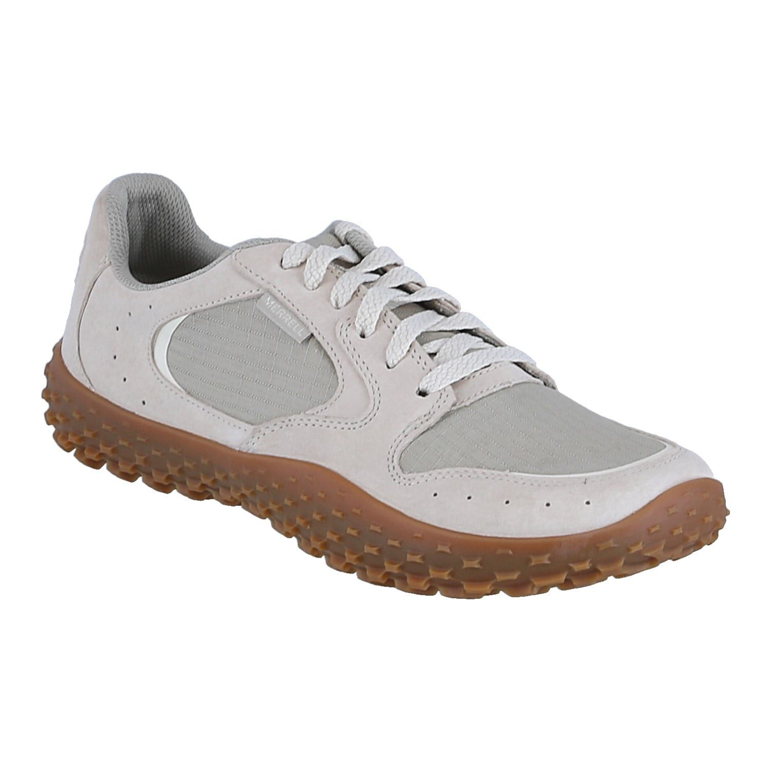 Merrell Minimal-Sneaker Wrapt (Veloursleder, wasserdicht) hellgrau Damen Barfußschuh