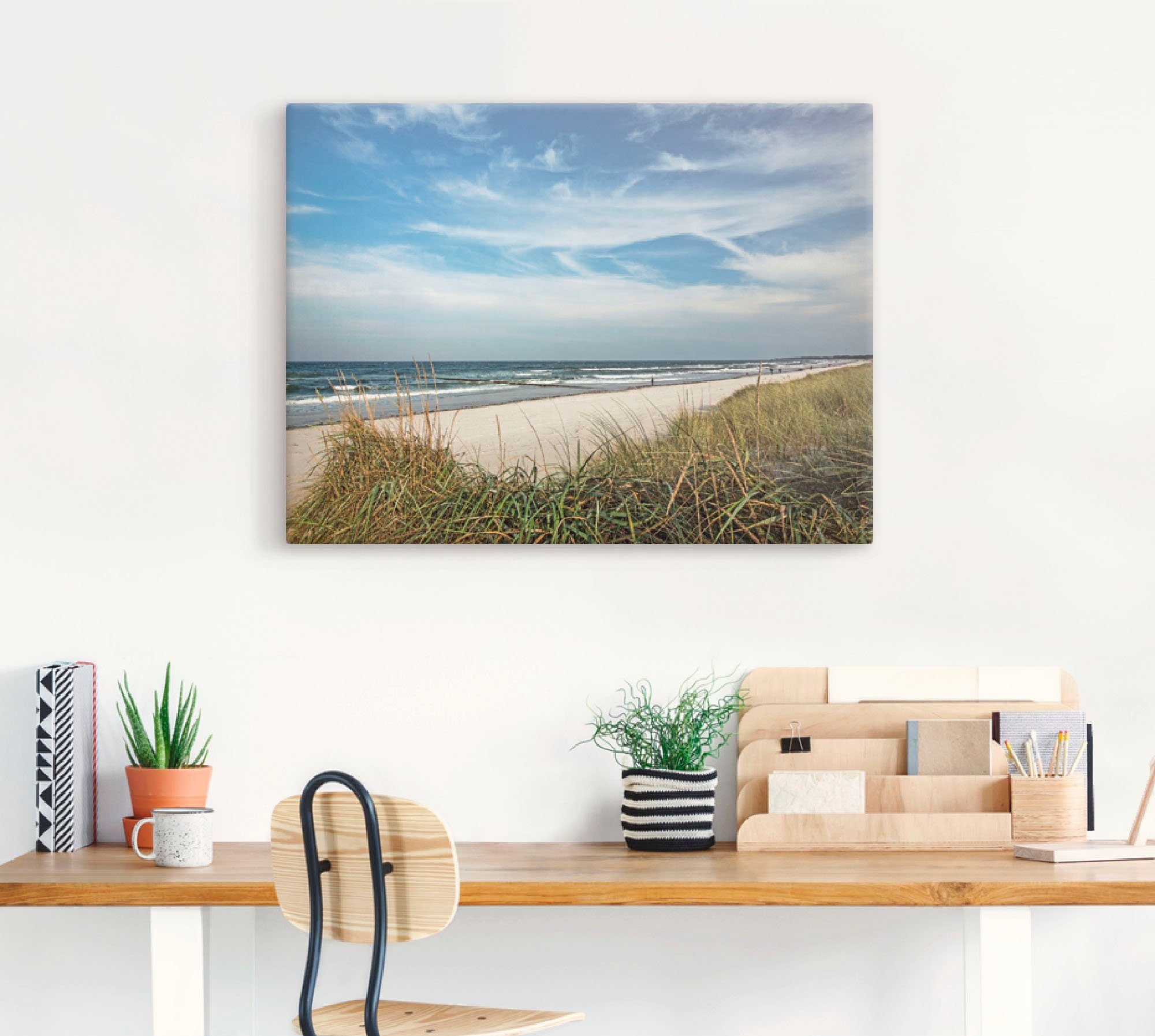 Artland Wandbild Urlaubfeeling, Strand (1 St)